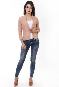 Amadore 3/4th Sleeve Solid Women Jacket