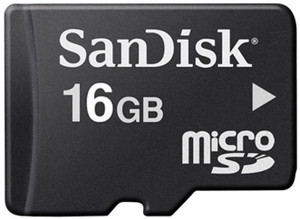 SanDisk GB 16 GB MicroSD Card Class 4 90 MB/s Memory Card