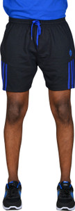 Greenhouse Solid Men Black Basic Shorts