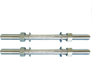 Royal 14 inch 2pc Silver Chrome 27mm1 Weight Lifting Bar