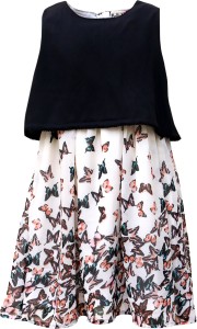 Bella Moda Girls Midi/Knee Length Casual Dress