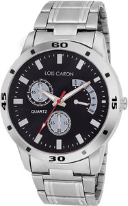 Lois Caron Lcs-4048 Chronograph Pattern Analog Watch - For Men