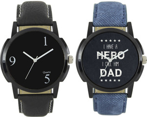 Shivam Retail New Fashion 006-007 Branded Leather Analog Watch - For Boys