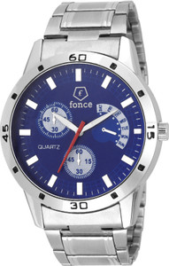 fonce Blue dial steel watch Analog Watch - For Men