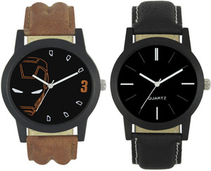 Shivam Retail New Fashion 004-005 Branded Leather Analog Watch - For Boys