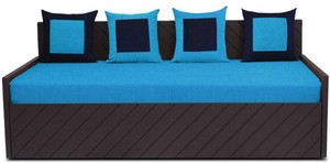 Auspicious Home Kaiden (4 Pillows) Double Fabric Sofa Bed