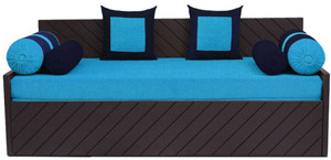 Auspicious Home Kaiden (2 Pillows, 4 Bolsters) Double Fabric Sofa Bed