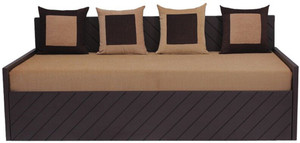 Auspicious Home Kaiden (4 Pillows) Double Fabric Sofa Bed