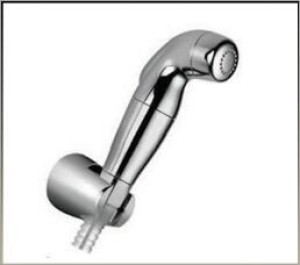Hindware F160037 Hand Shower (Health Faucet)Abs With 1.2 M Brass Flexible Tube & Wall Hook Faucet