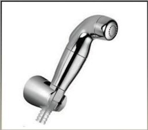Hindware F160037 Hand Shower (Health Faucet)Abs With 1.2 M Brass Flexible Tube & Wall Hook Faucet