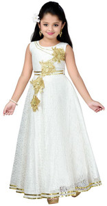 satyamfab Girls Maxi/Full Length Party Dress