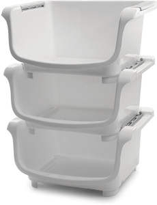JVS JVS Stack More (3 pc set) Plastic Wall Shelf