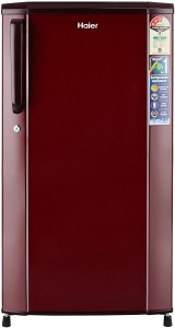 Haier 170 L Direct Cool Single Door 3 Star Refrigerator(Burgundy Red, HRD-1703SR-R/E)
