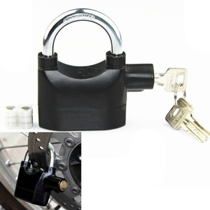 VibeX ™ Siren Alarm Shock Sensor Padlock Bicycle Lock