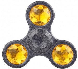 Gold and diamond fidget hot sale spinner