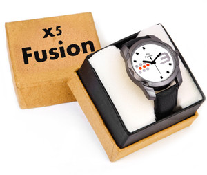 X5 Fusion BK_STRP_WT_BIG_3_BOX Analog Watch - For Men