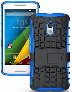 Mobicrafft Back Cover for Moto X Play - Blue