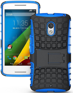 Mobicrafft Back Cover for Moto X Play - Blue