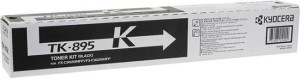 Kyocera TK-895 Black Toner Cartridge For Use FS-C8020MFP FS-C8025MFP 12,000 pages @ 5% average coverage Single Color Toner