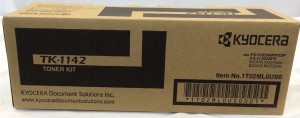 Kyocera TK-1142 Black Toner Cartridge For Use FS1035MFP FS1135MFP 7200 Page Yield Single Color Toner