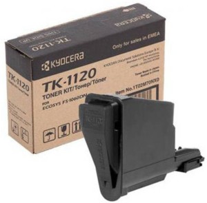 Kyocera TK 1120 Black toner cartridge For Use Kyocera TK 1120 1121 1122 1124 FS 1060 1025 1125 (1600 pages) Single Color Toner