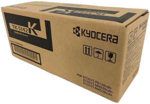 Kyocera TK-5142 Black Toner Cartridge For Use ECOSYS M6530cdn ECOSYS P6130cdn Yield 5,000 pages @ 5% average coverage Single Color Toner