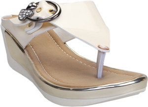 Zappy Women Cream Wedges