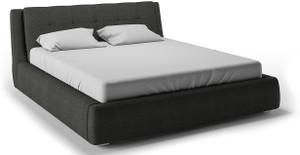 Urban Ladder Stanhope Hydraulic Upholstered Engineered Wood King Bed With Storage