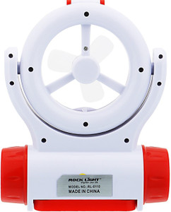 Voltegic ® HIGH SPEED Table Rechargeable Fan with Hi-Bright LED light-12V Heavy Duty Battery LED Front Light