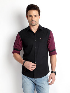black shirt for men party wear