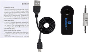 Voltegic 3.5mm Wireless 3.0 Stereo Music Audio Handsfree Receiver Adapter Dongle for Car AUX Mic Speaker BT-Mic-006 Bluetooth
