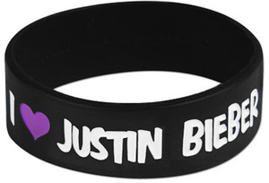 Justin bieber shop wristband