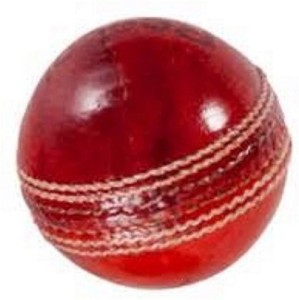 MDN TEST RED 4 SIDE LEATHER Cricket Ball -   Size: 5