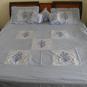 Single bed sheet with cushion cheap cover