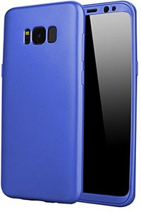 Ifra Front & Back Case for 360 Degree Glossy Look Back/front Bordy Protection Cover For-Samsung Galaxy S8 Plus-Blue
