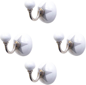 Casa Decor Bathroom Cloth Hanger Wall Hooks For Hanging Clothes 4 - Pronged Hook