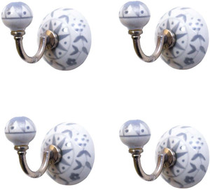 Casa Decor Bathroom Cloth Hanger Wall Hooks For Hanging Clothes 4 - Pronged Hook