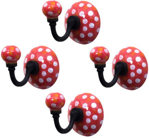 Casa Decor Bathroom Cloth Hanger Wall Hooks For Hanging Clothes 4 - Pronged Hook