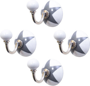 Casa Decor Bathroom Cloth Hanger Wall Hooks For Hanging Clothes 4 - Pronged Hook