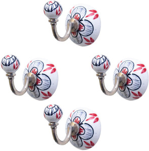 Casa Decor Bathroom Cloth Hanger Wall Hooks For Hanging Clothes 4 - Pronged Hook