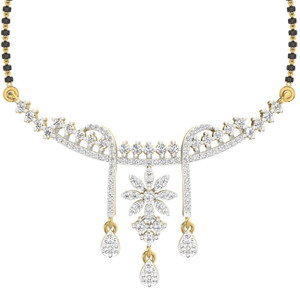 TBZ TheOriginal Fancy 18kt Diamond Yellow Gold Mangalsutra