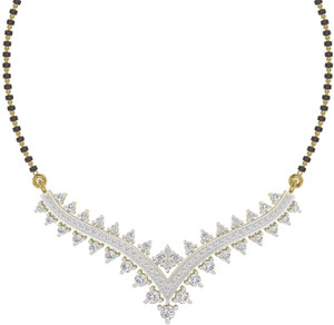 TBZ TheOriginal TM0000041 Fancy 18kt Diamond Yellow Gold Mangalsutra Tanmaniya Price in India Buy TBZ TheOriginal TM0000041 Fancy 18kt Diamond Yellow Gold Mangalsutra Tanmaniya online at Flipkart