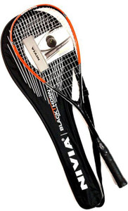 Nivia Black Thorn Squash Racquet G4 Strung
