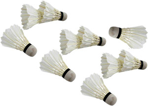 Xerobic High Quality Durable, Good Stability and Toughness Feather Shuttle - White
