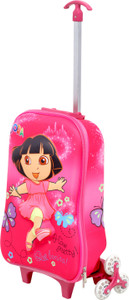HSR Red 3D Design Children's Trolley Bag Small Travel Bag