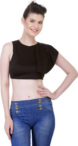 N-Gal Casual Sleeveless Solid Women Black Top