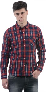 Flying Machine Men's Checkered Casual Multicolor Shirt
