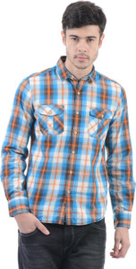 Flying Machine Men Checkered Casual Multicolor Shirt
