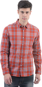 Flying Machine Men Checkered Casual Multicolor Shirt