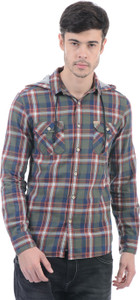 Flying Machine Men Checkered Casual Multicolor Shirt